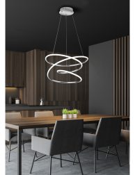 Dark wooden kitchen corner with table