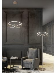 Armchairs and coffee table in classic black interior. 3D render interior mock up.