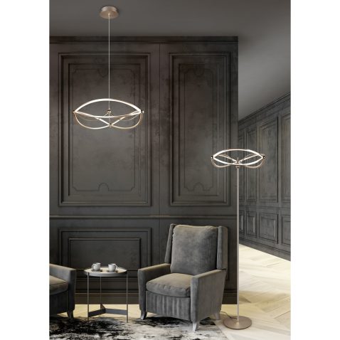 Armchairs and coffee table in classic black interior. 3D render interior mock up.