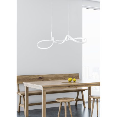 Scandinavian style kitchen and dining room corner