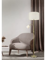 Modern home interior background, wall mockup, 3D render