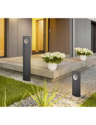 Decorative outdoor lights around house