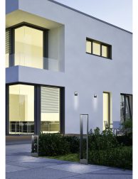 Haus Kubus Abendstimmung