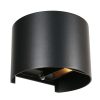 moderne-halfronde-wandlamp-wandlamp-steinhauer-logan-zwart-3820zw