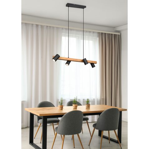 Modern room interior with chairs and table