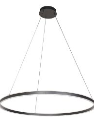 moderne-hanglamp-zwart-met-ledverlichting-hanglamp-steinhauer-ringlux-geborsteld-staal-zwart-3676zw-1