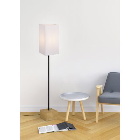 gray armchair in white room, 3D rendering
