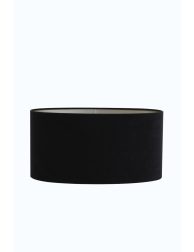 moderne-lampenkap-zwart-ovaal-light-and-living-velours