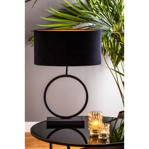 moderne-lampenkap-zwart-ovaal-light-and-living-velours-4