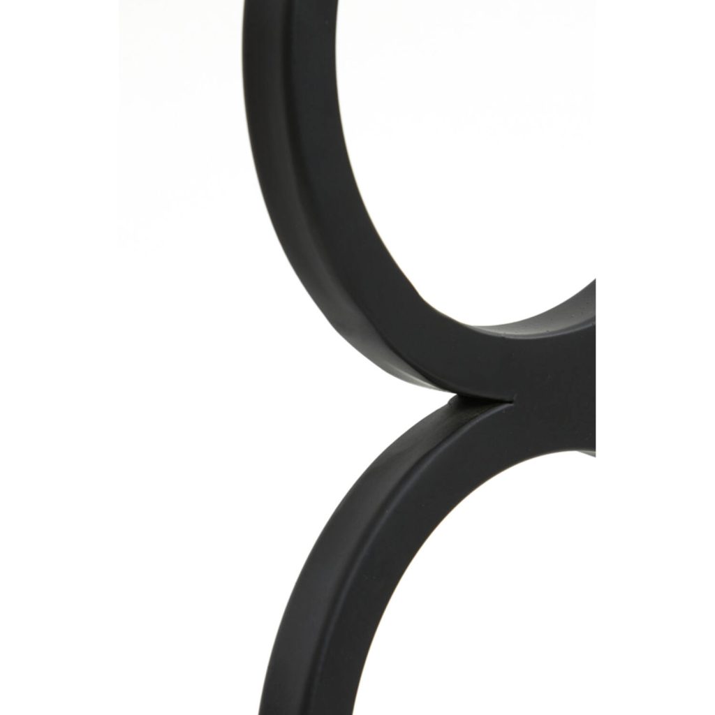 Trendy zwarte tafellamp met donkergele kap Light & Living Stelios - Afbeelding 5