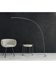 Contemporary interior with empty wall