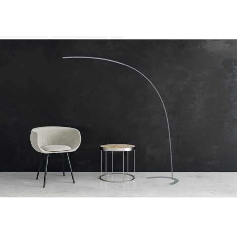 Contemporary interior with empty wall