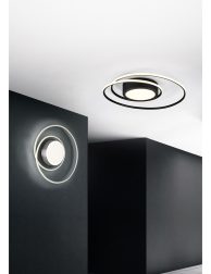 Abstract contemporary geometric interior