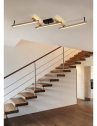 interior,  modern loft, view of the kitchen