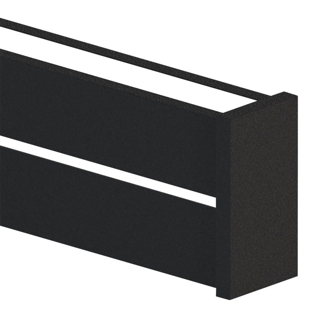 Moderne plafondlamp zwart met ledverlichting Steinhauer Bande - Afbeelding 4