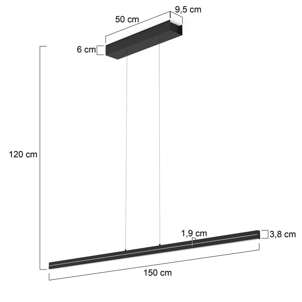 moderne-plafondlampzwart-met-ledverlichting-hanglamp-steinhauer-bande-zwart-mat-kunststof-mat-3316zw-5