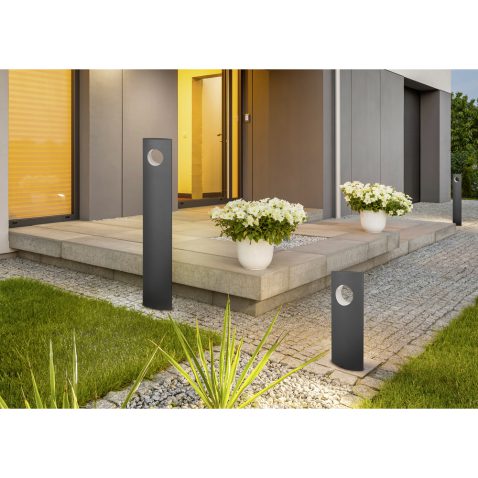 Decorative outdoor lights around house