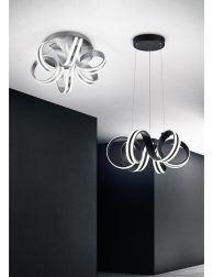 Abstract contemporary geometric interior