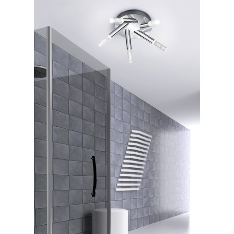 blue bathroom