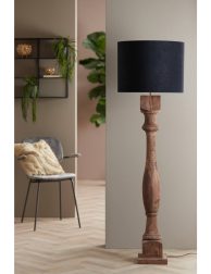 moderne-ronde-zwarte-lampenkap-met-zilver-light-and-living-velours-1