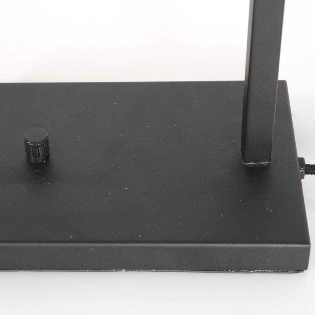 Moderne strakke tafellamp met rotan kap Steinhauer Stang - Afbeelding 5