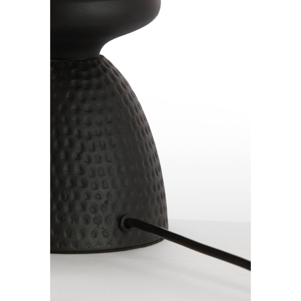 Zwarte klassieke tafellamp met lichtgroene kappen Light & Living Smith - Afbeelding 4