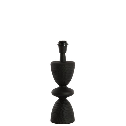moderne-tafellamp-zwart-met-reliëf-light-and-living-smith