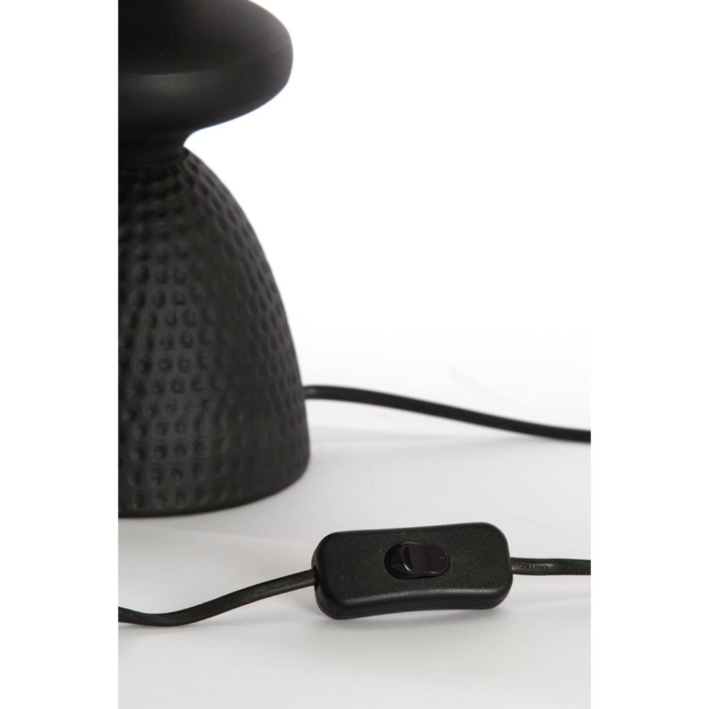 Zwarte klassieke tafellamp met lichtgroene kappen Light & Living Smith - Afbeelding 5