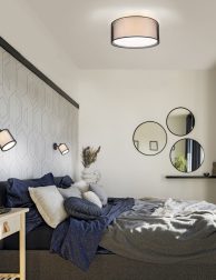 Comfortable and stylish bedroom