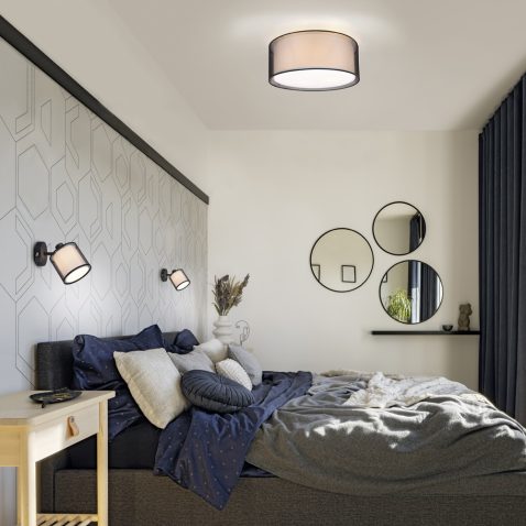 Comfortable and stylish bedroom