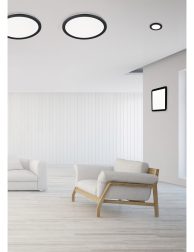 white 3d interior design with panoramic windows