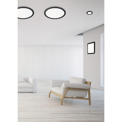 white 3d interior design with panoramic windows