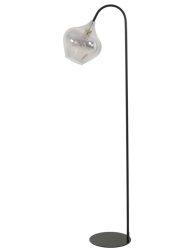 moderne-vloerlamp-zwart-met-glazen-bol-light-and-living-rakel