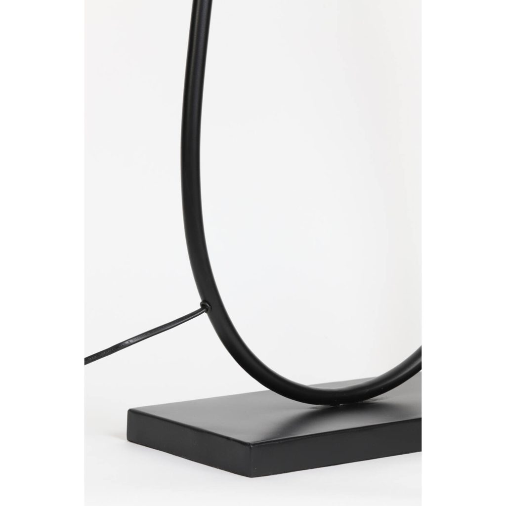 Moderne druppel vloerlamp met blauwe velours kap Light & Living Tamsu - Afbeelding 4