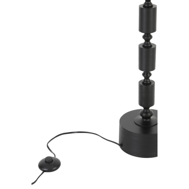 Donkere vloerlamp met zwarte kap Light & Living Gitaya - Afbeelding 3