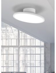 3D-Illustration of a new modern city loft apartment.