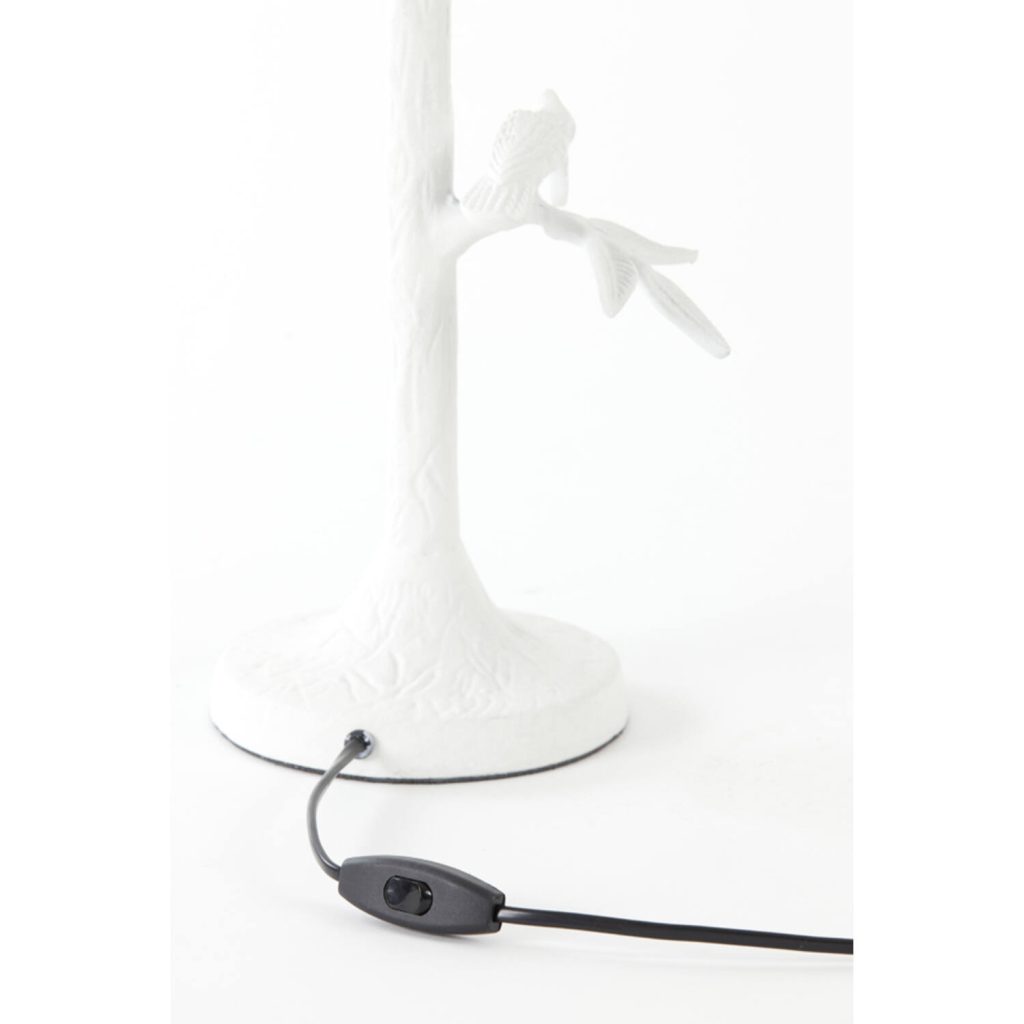 Witte tafellamp vogels met donkere kap Light & Living Branch - Afbeelding 3