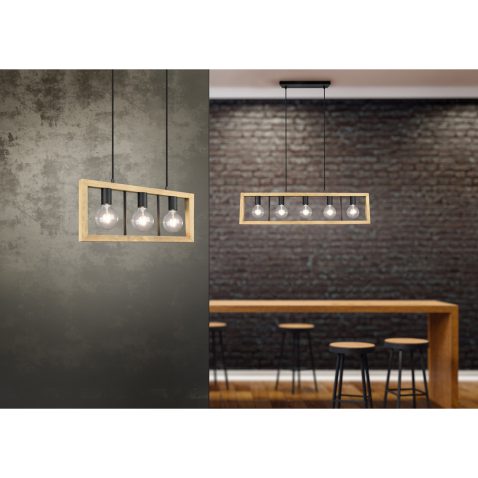 Contemporary black bar interior