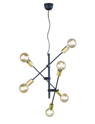 moderne-zwarte-hanglamp-met-goud-trio-leuchten-cross-306700632