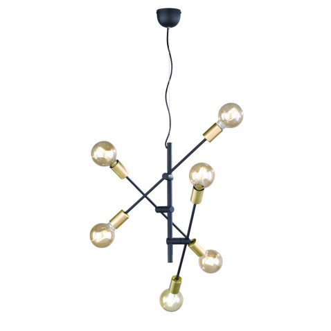 moderne-zwarte-hanglamp-met-goud-trio-leuchten-cross-306700632