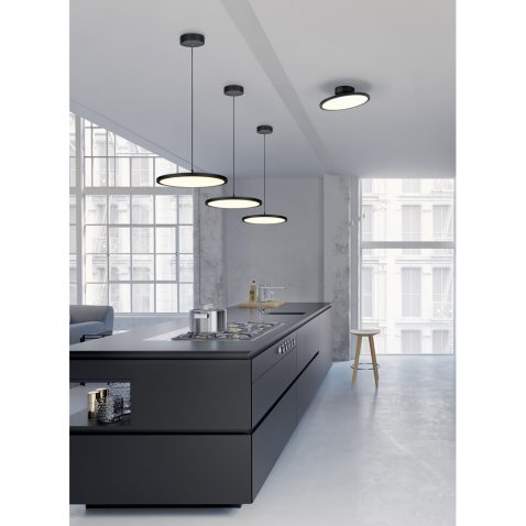 3D-Illustration of a new modern city loft apartment.