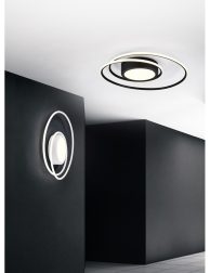 Abstract contemporary geometric interior
