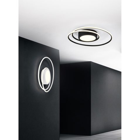 Abstract contemporary geometric interior