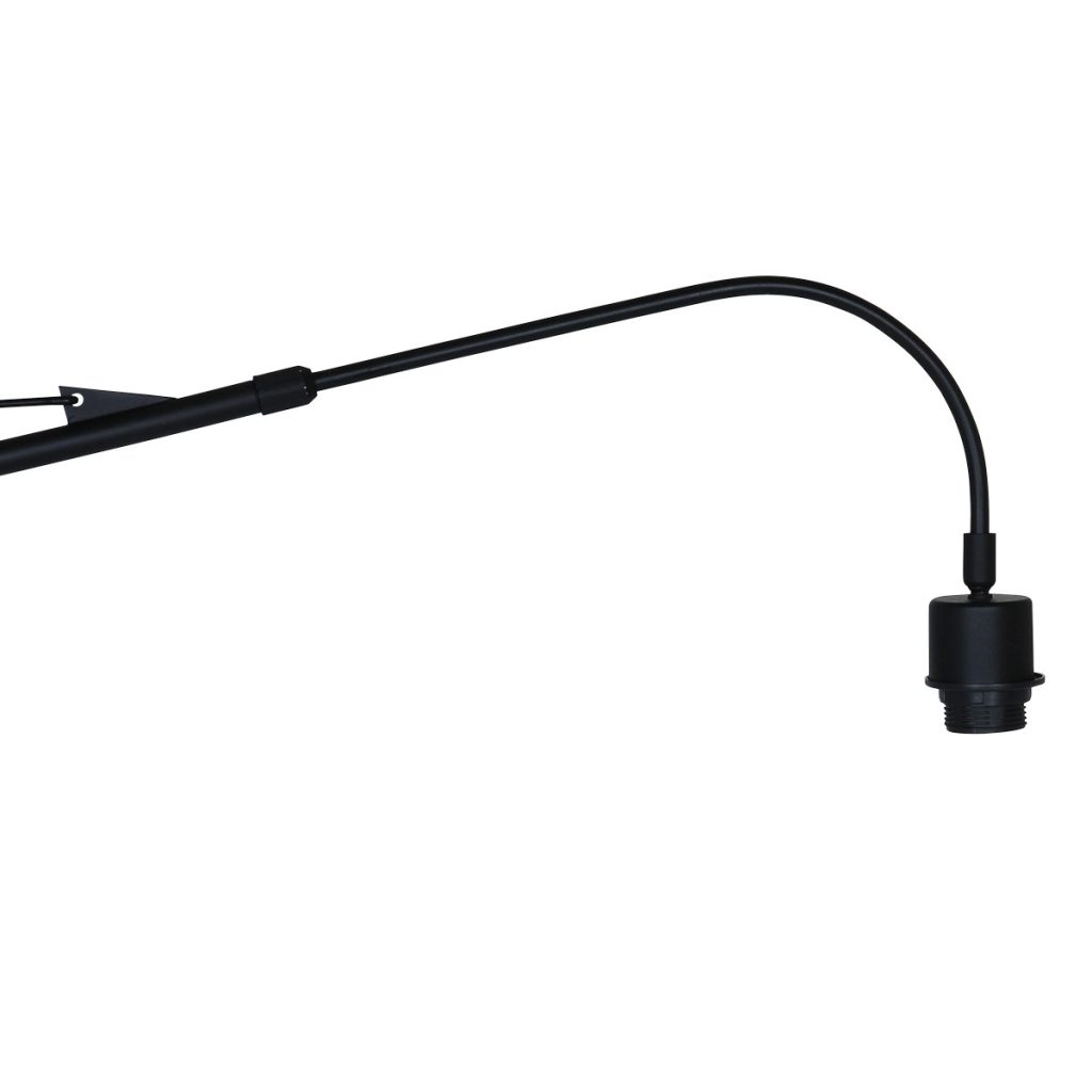 Moderne zwarte wandlamp met boog Steinhauer Elegant classy - Afbeelding 14
