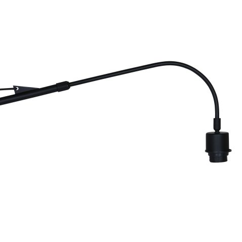 moderne-zwarte-wandlamp-met-boog-wandlamp-steinhauer-elegant-classy-mat-zwart-armatuur-en-een-naturel-kleurige-kap-3700zw-13