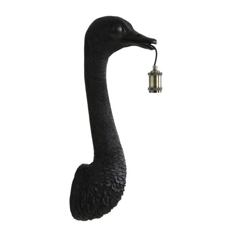 moderne-zwarte-wandlamp-struisvogel-light-and-living-ostrich