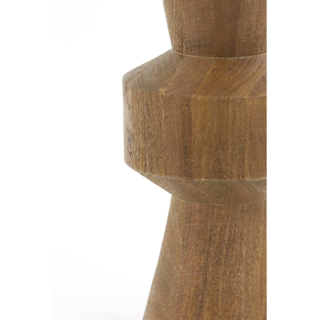 Houten moderne tafellamp met witte kap Light & Living Gregor - Afbeelding 4