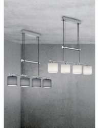 Abstract empty, modern concrete room with lighting from circular