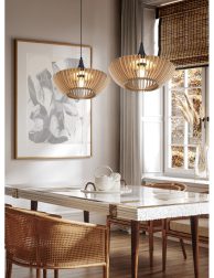 Home mock up, cozy modern kitchen interior background, 3d render