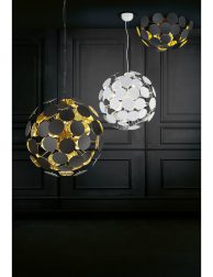 Black room interior design with armchair